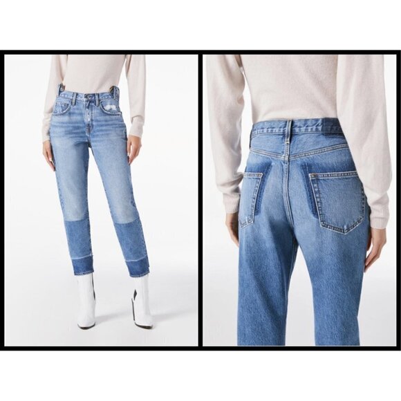 💕FRAME💕 Le Original Cloud Jeans ~ Aviation Ultra High Rise Straight Leg 23 NWT - Picture 6 of 16